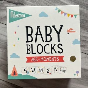 Baby blocks . Age & Moments. Never used